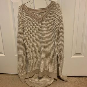 High low sweater